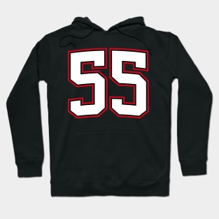 Number Fifty Five 55 Hoodie